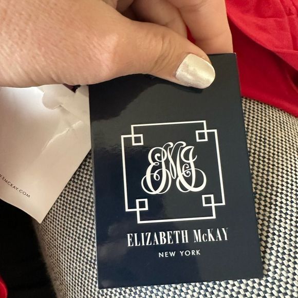 Elizabeth McKay red Wrap dress                     - Picture 5 of 10